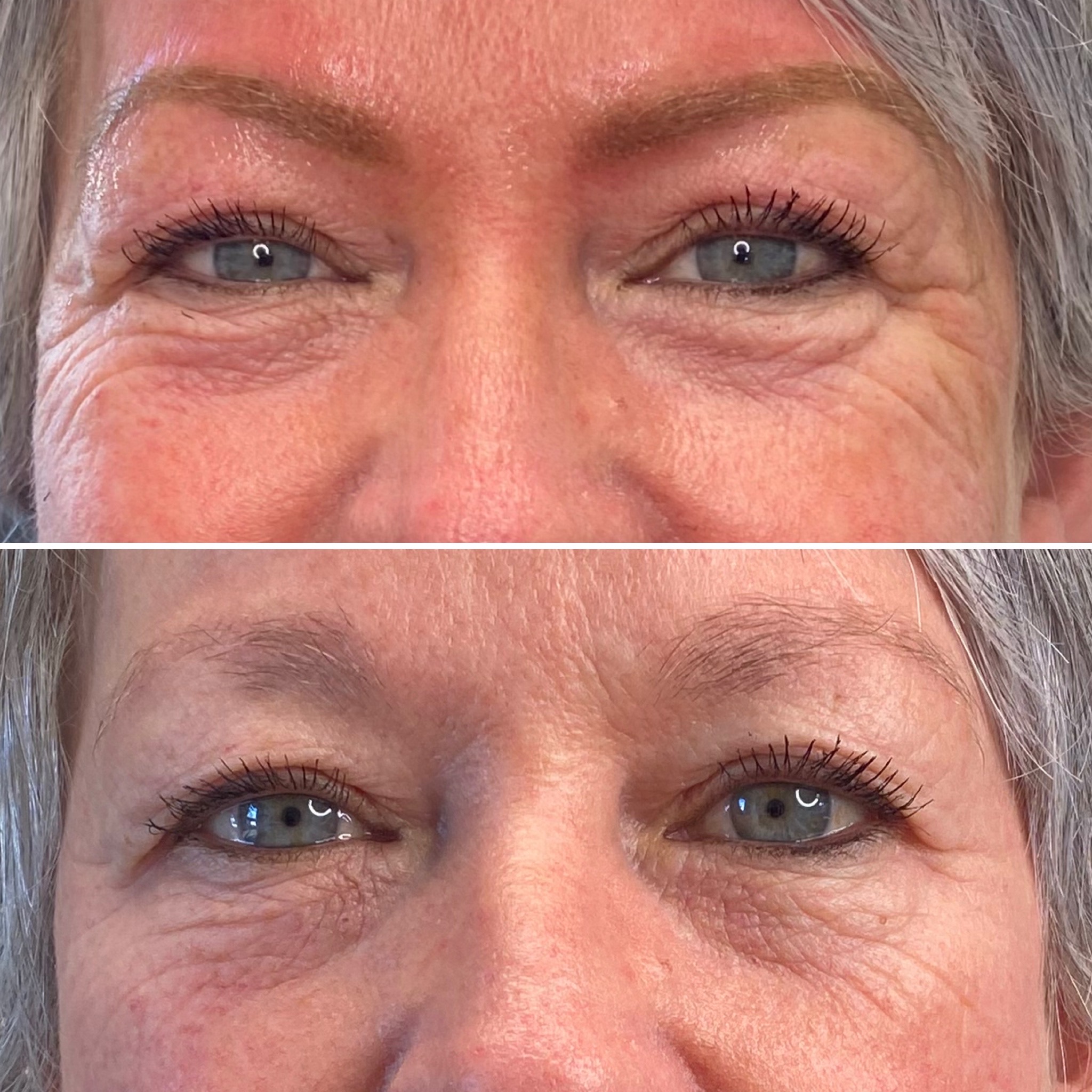 Sourcils effet poudré